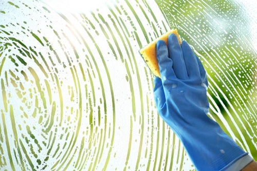Local cleaners working in a Croydon home with careful attention to detail