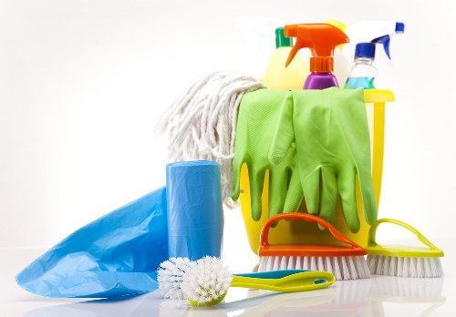 Cleaner planning a house cleaning visit in Croydon